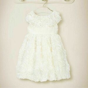 Janie Jack SPECIAL OCCASION Holiday Party Tulle Rosette Flower Girl Dress 12-18